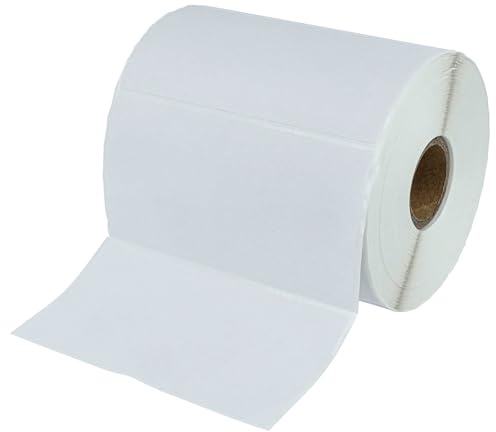 vhbw Thermotransfer-Etiketten-Rolle 50,8mm x 101,6mm kompatibel mit Toshiba TEC B-EV4D, B472, B482, B572 Etiketten-Drucker