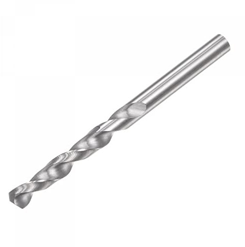 sourcing map Solid Carbide Drill Bits, 3mm C2/K20 Tungsten Carbide Jobber Drill Bits Straight Shank Drilling Tool for Stainless Steel Aluminum Iron Metal Plastic