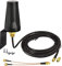 Bingfu Antena 4G LTE para Exteriores 5dBi Impermeable Antena de Montaje en Pared con SMA Hembra a Doble SMA Macho Cable Divisor Compatible con gsm 3G 4G LTE Router Gateway Cellular Trail Camera