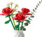 Rosa Set di mattoncini da costruzione, fiori artificiali, decorazione per la casa creativa, set di giocattoli fai da te, bouquet di costruzione, regalo di compleanno per donne, adulti, ragazzi (rosa)