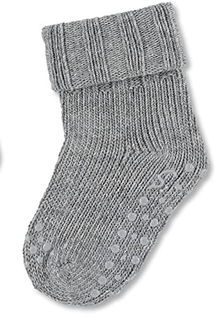 Sterntaler ABS Krabbelsocken aus Wolle - Baby Stoppersocken - ABS-Motiv auf Spann und Sohle - Krabbelsöckchen - Baby und Kinderstrümpfe