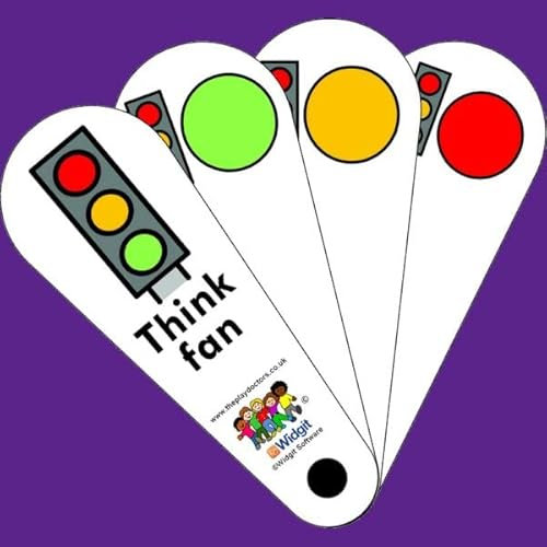 Feu de signalisation Penser Sentiments Émotions et comportement Fan - ASD/Autisme/SEN/Besoins spéciaux Retard de parole non verbal Aide à la communication sociale