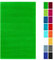 Lashuma Badezimmerteppich saugstark 50x80 cm, Linz schnelltrocknende Badematte Baumwolle Forst - Grün