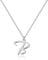Personalisierte Initialen-Halskette B für Damen,Edelstahl-Minimalist-Anhänger-Schmuck mit handgeschriebener Buchstaben-Schriftart, Geschenk für Geburtstag,Weihnachten,Abschluss,Valentinstag,Muttertag