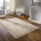 Taracarpet Teppich Palazzo Royal Antique Roses Bordüre grau 195x300 cm Kurzflor Orientteppich für Wohnzimmer Esszimmer und Schlafzimmer