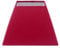 LampenschirmStoff E14 / E27 Fassung Trapez H 17,5 cm (rot)