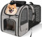 Pecute Sac à Dos de Transport pour Animal de Compagnie, Sac à Dos Extensible avec Maille Respirante pour Chats et Chiens de Taille Moyenne et Grande Taille, pour Voyage, randonnée, Kaki