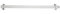 Shed Door Security bar/Factory Garage/Office Door Security Coal shed (1000mm) 1 Metre. Fixings and Padlock Included.
