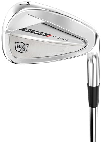 Wilson Dynapower Forged Men's Steel Golf Irons - Left Hand, Stiff, 5-PW, GW