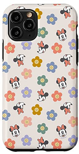 iPhone 11 Pro Disney Minnie Mouse Springtime Flowers and Happy Smiles Case
