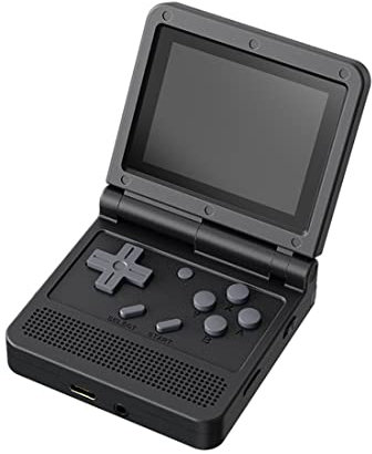 V90 - Consola de juegos de mano, pantalla IPS de 3 pulgadas, consola de juegos retro con tarjeta TF de 64 G integrada en 6000 juegos, mini consola de juegos arcade portátil para niños y adultos