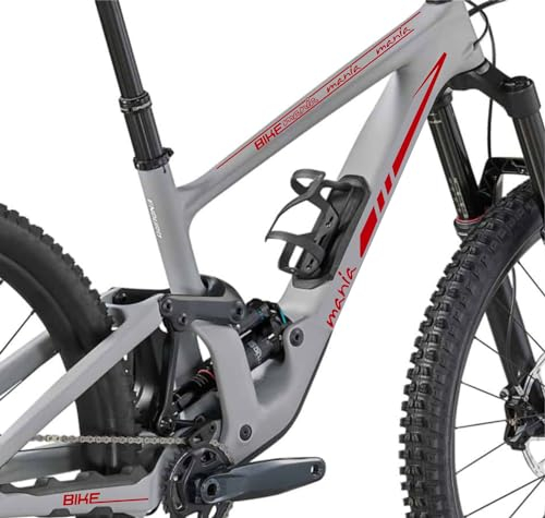 DualColorStampe Kit mit 8 Aufklebern, Decal, Rahmen für Fahrrad, Mountainbike, Universalrahmen, Schutz, Code B0159 (Rot 31)