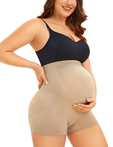 Bafully Culottes de maternité pour Femme Culotte de Grossesse sans Couture Culotte Gainante maternité sous vêtement Grossesse Extensibles et Respirants