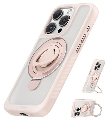 Anker MagGo Magnetische Hülle, Weiche 360° Silikonring Halterung für iPhone 15, Dünn und strapazierfähig, Kompatibel mit MagSafe, Schutzhülle, 2-in-1 stoßfestes Design, Nur für iPhone 15