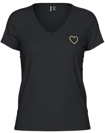 PIECES Damen Pcnew Billy Tee Emb Noos Bc T-Shirt