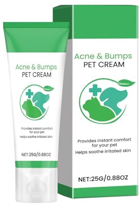 Jubepk Hunde-Juckreizcreme, Haustierpflegecreme, feuchtigkeitsspendender Hundebalsam, beruhigende Haustier-Hautcreme mit Heilbalsam für Hunde und Katzen, beruhigende Creme für trockene, juckende Haut,
