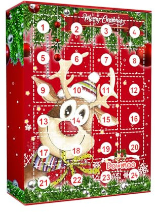 Adventskalender 2024 Kinder, Schlüsselanhänger Anhänger Blindbox Weihnachtskalender Schmuck Geschenk für Kinder Teenager Frauen Weihnachten Geschenke