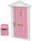 Dollhouse Door and Mini Mailbox 1:12 Scale Wooden Dollhouse Furniture Door Home Miniature Furniture Mailbox Decorations for DIY Scene Style 3 Doll House Furniture Dollhouse Decoration Accessories Furn
