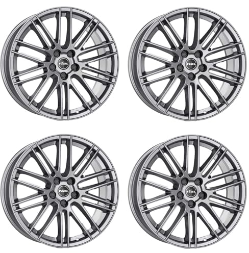 4x Rial Felgen Alufelgen Kibo 8.0Jx19 ET40 5x114,3 metal-grey kompatibel mit DACIA Duster