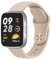 Amzpas Silikon Armband für Xiaomi Redmi Watch 3 Active Armband für Herren Damen, Wasserdichtes Sport Uhrenarmband Verstellbares Ersatzarmband für Redmi Watch 3 Active Armbänder, Milchtee Farbe