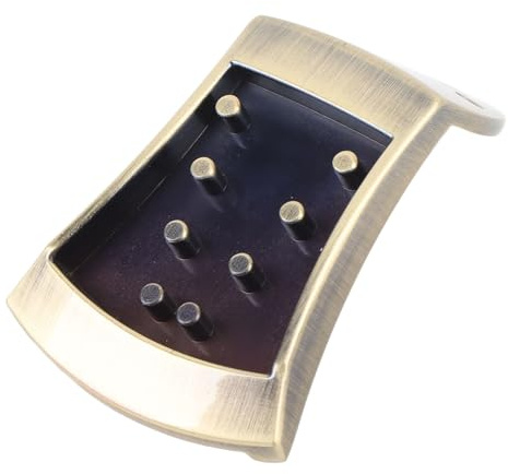 Mandolin Tailpiece, 8 String Traditional Improve Tone Volume Sustain with Installation Hole Spacing, Thickness for Mandolin