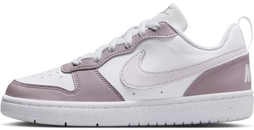 Nike Kinder Court Borough Low Recraft (Gs) Schuhe, White/Plum Fog/White/Venice, 35.5