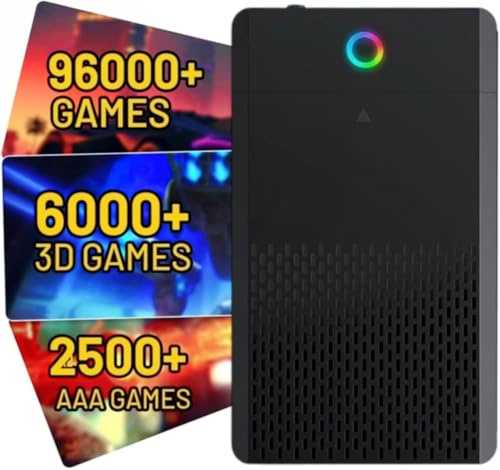 Peaprit 14TB Retro Gaming (6IN1) External Hard Drive For 98,000+ Games | Compatible with 290+ Emulators & Windows 7/8/10/11 | Portable HDD for (3D/2D AAA Titles)