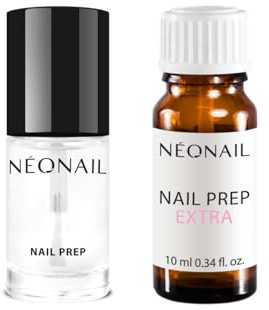 NÉONAIL Nail Prep 7,2 ml & Nail Prep Extra 10 ml Set – Nagelentfetter & Dehydrator für Gelnägel & UV-Maniküre – Für perfekte Haftung & längere Haltbarkeit