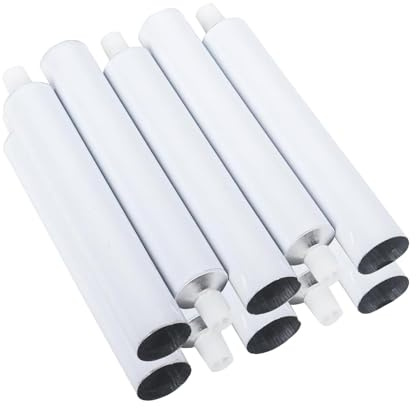 Amagogo 10 pezzi di tubetti vuoti di pittura a olio con tappo a spillo, confezione di bottiglie di alluminio da 15 ml, tubetti vuoti di dentifricio per