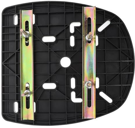 SMASOLO Motorcycle Rear Luggage Rack Mounting Plate Set – Thickened Reinforced Base Plate with Long Iron Strip, Gasket and Screws – Universal Tail Case Fixing Hardware for Motorbike