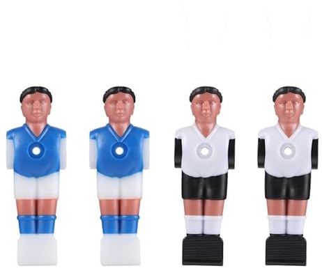 Didiseaon 4 Stück Tischkicker Figuren 11cm Ersatzteile für Standard-Stangen | Fußballspielerfiguren für Tischfussball Maschine Zubehör Harz Figuren Ersatzteile für Tischkicker Spielzeug für Kinder