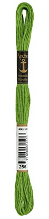 Anchor Sticktwist 4635000-00256 giftgrün Stickgarn, 100% Baumwolle