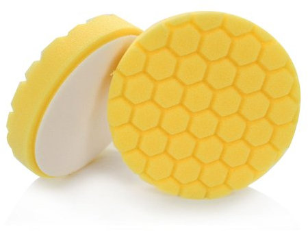 Chemical Guys BUFX_101HEX5 Yellow 5.5 Hex-Logic Cutting and Compounding Pad