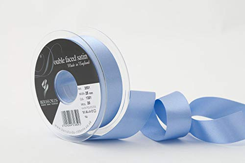 Berisfords Double FACE Poly Satin Ribbon, Lupin, 35 mm