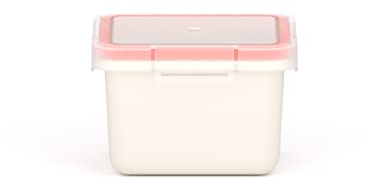 Valira Porta alimentos - Contenedor hermético de 0,4 L hecho en España, color blanco
