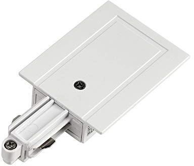 SLV EINSPEISER, für Hochvolt 1Phasen-Einbauschiene, Weiß