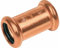 SANHA Pressfitting aus Kupfer Muffe Nr. 6270, Anschluss:12 mm