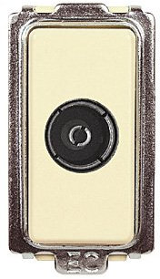 Presa coassiale TV diretta connettore femmina Tondo'