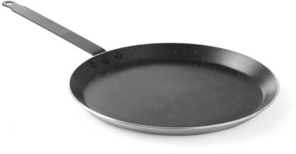 HENDI Crêpes Pfanne, geeignet für alle Herdarten und für den Einsatz in Öfen,Marmor-Antihaftbeschichtung, Pfanne, ø320x(H)20mm, Aluminium