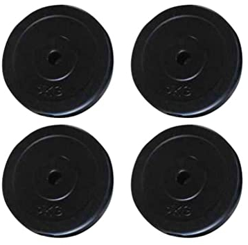 vidaXL 4X Hantelscheiben 20kg Gewichte Scheiben Hanteln Set Gewichtsscheiben