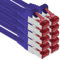 1aTTack.de - 10x 1m câble patch CAT6 S/FTP PIMF blindage câble réseau CAT.6 RJ45 câble Ethernet routeur LAN DSL commutateur modem panneau de brassage - violet - 10 pièces
