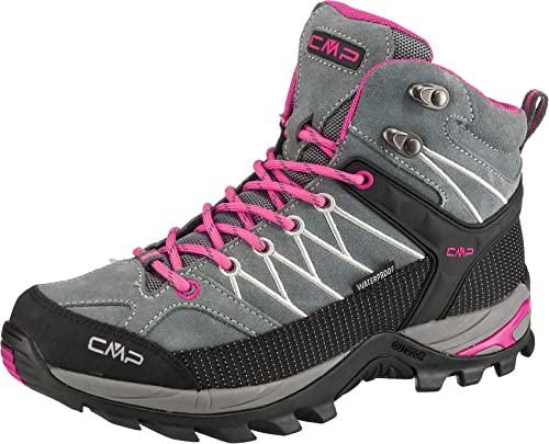 CMP Damen Rigel Mid Trekking Wanderhalbschuhe, Grau Grey Fuxia Ice 103q, 37 EU
