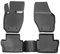 OMAC Gummimatten Fußmatten kompatibel mit Volvo XC60 2008-2017 TPE Automatten Schwarz 4tlg