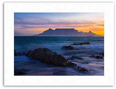 Wee Blue Coo COMPOSITION ATMOSPHERIC TABLE MOUNTAIN SOUTH AFRICA Poster Canvas art Prints