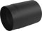 Ofenrohr Rauchrohr Kaminrohr Bogen Knie 45° 90° Doppelwandfutter Abgaswärmetauscher Radiator Wandrosette Stahlrohr Schwarz 2mm (Rohr 250mm, 120mm)