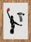 ABAKUHAUS Jugend Teppich, Basketball-Spieler-Grafik, Deko-Teppich Digitaldruck, Färben mit langfristigen Halt, 120 x 180 cm, Zimt Weiß Schwarz