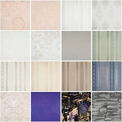 Restposten! Vliestapeten mit Vinyl Oberfläche - hochwertige XXL Luxus Tapeten, große Auswahl - 10,13 m x 1,06 m (Taschkent 8547-06) - 10,65 qm pro Rolle