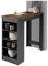 Stella Trading Mojito Moderna Mesa de Bar en Aspecto de Estilo Antiguo, mostrador Que Ahorra Espacio para Cocina y Comedor, Madera de ingeniería, Old Style/Óxido de Hormigón, 115 x 103 x 50 cm