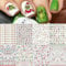 Christmas Nail Stickers, 10 Sheets Self-Adhesive Nail Decal for Kids Cartoon Nail Art Decoration Design Supplies
