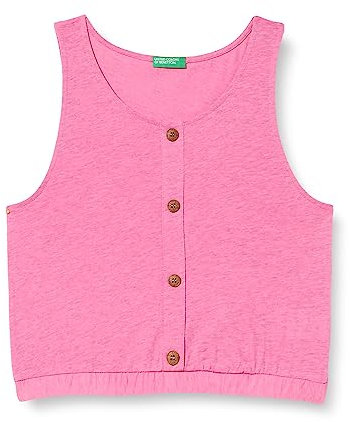 United Colors of Benetton Canotta 3YMRCH00Y Canottiera, Fucsia 858, KL Bambina
